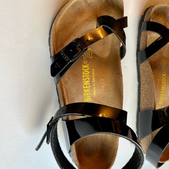 Birkenstock sandals black patent size 37 - Picture 2 of 6